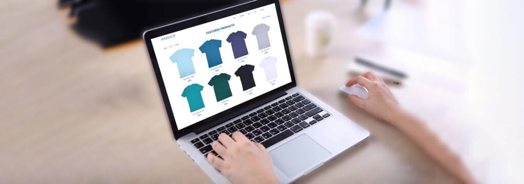 Guide til søkemotoroptimalisering for nettbutikker på en laptop